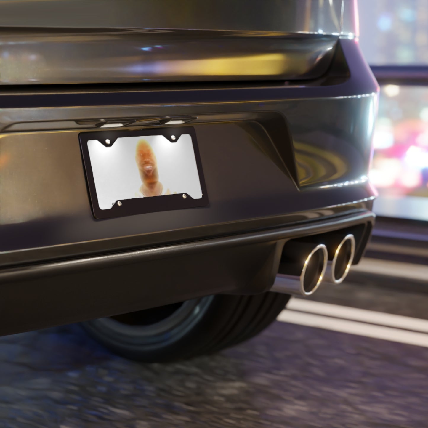 Lebron License Plate Design