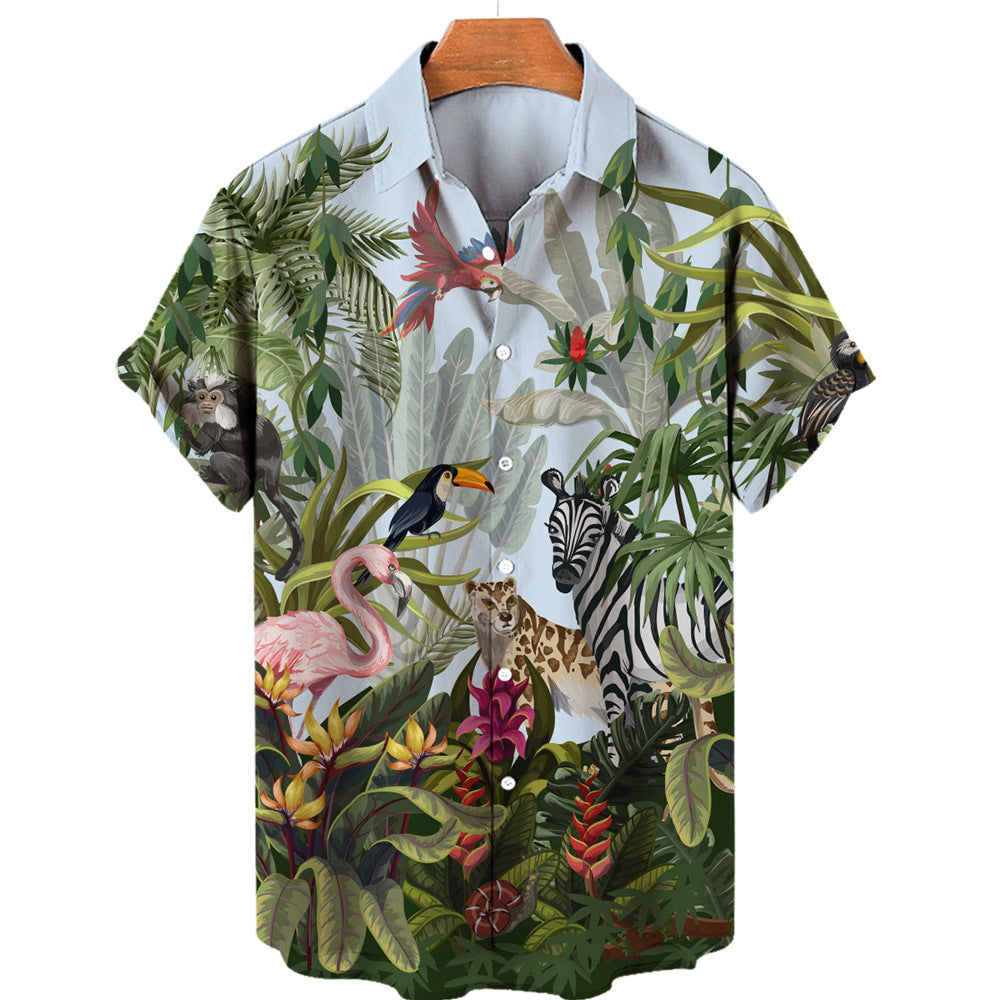 Men's Tropical Forest Hawaiian Shirt