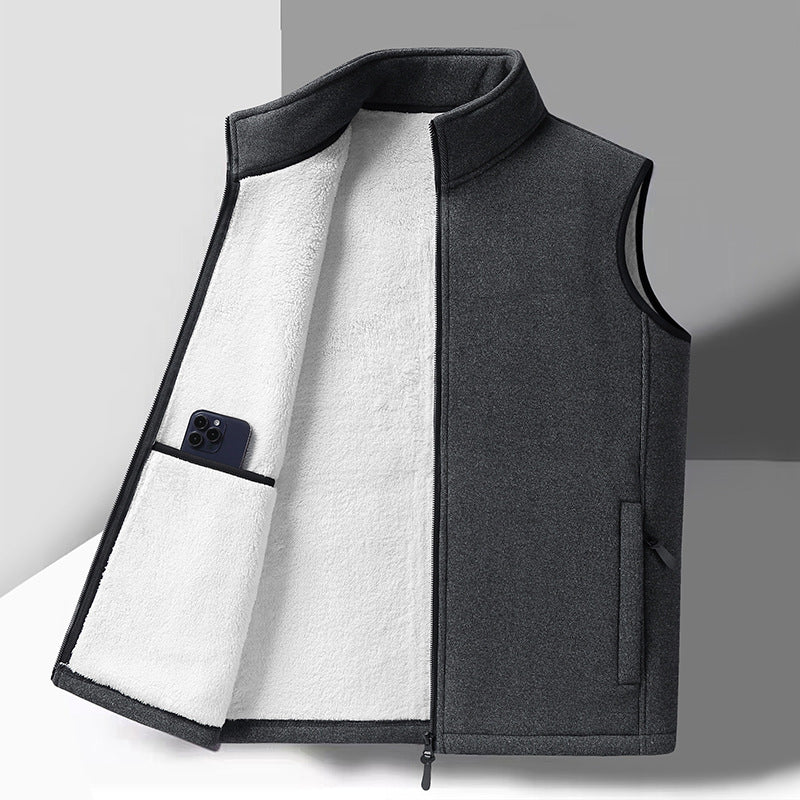 Polar Fleece Thickened Vest Coat