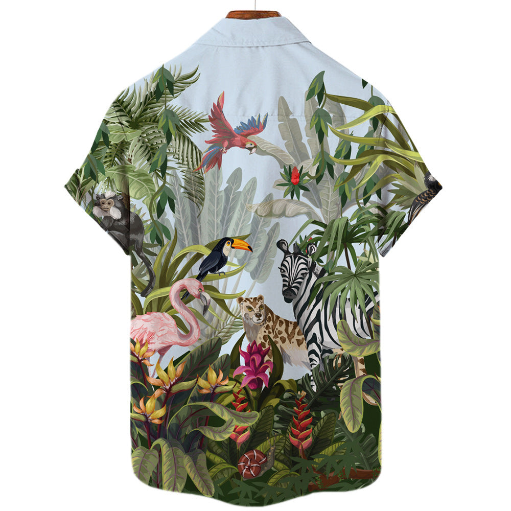 Men's Tropical Forest Hawaiian Shirt