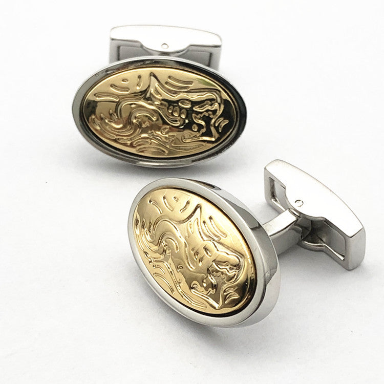 Men's French Gold Cufflinks