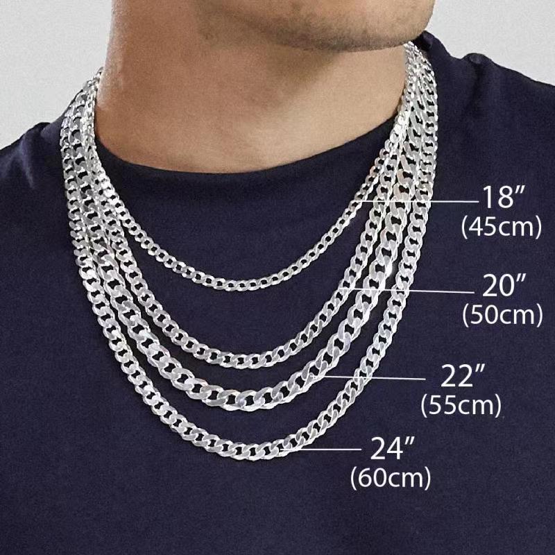 Sterling Silver Cuban Link Chain